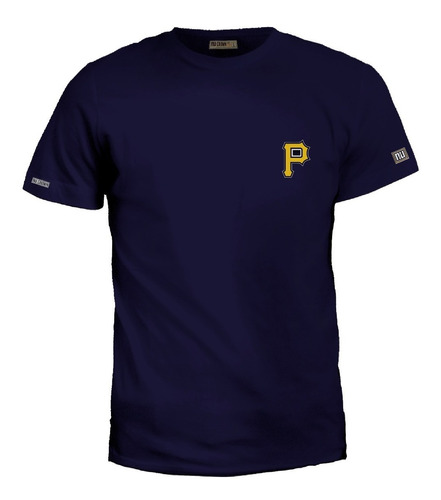 Camiseta Pittsburgh Pirates Logo Beisbol Hombre Phc