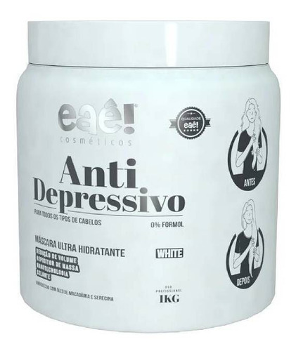 Anti Depressivo Repositor De Massa 0% Formol 1kg Eae