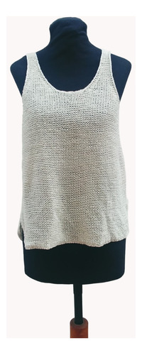 Top Musculosa Punto Blanco D Mujer Marca Only T.xs/s  Import
