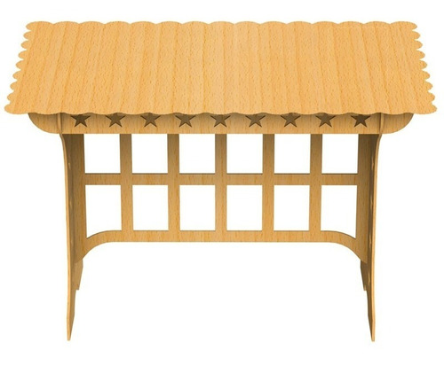 Mesa Provençal Mdf 9mm Com Tampo Desmontavel + Super Brinde