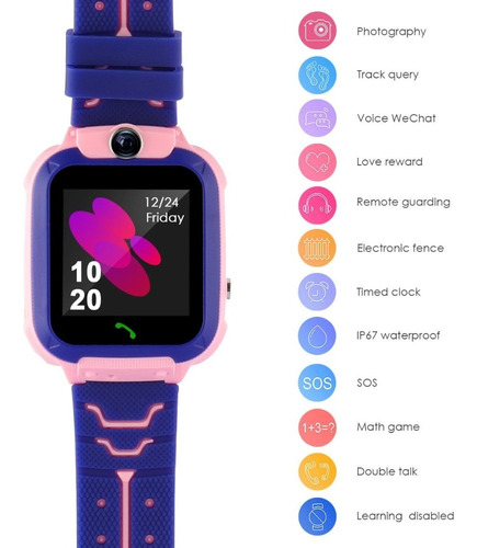 Reloj Inteligente Para Niños Con Llamada De Voz Y Chat Q12