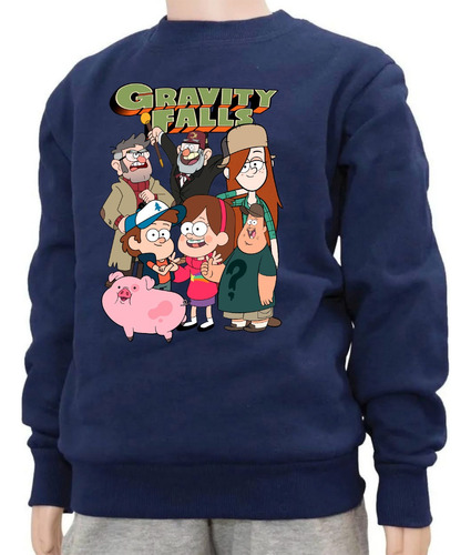 Buzo Algodon Felpa Gravity Falls En 2 Hermosos Diseños