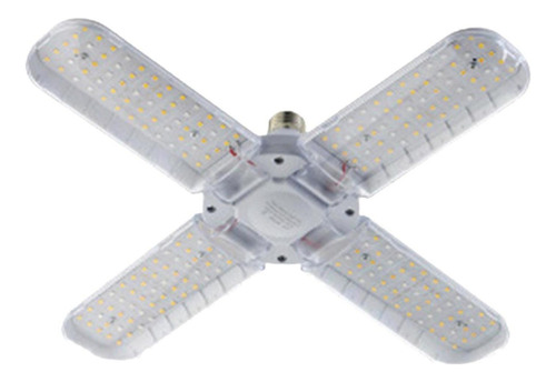 Lámpara De Crecimiento De Luz Led 48w 4 Hojas 398mm