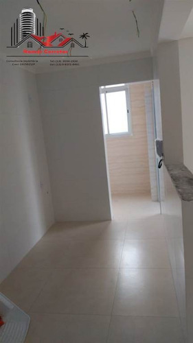 Imagem 2 de 27 de Apartamento À Venda Com 2 Dormitórios No Bairro Canto Do Forte Em Praia Grande Sp. - Rrc87