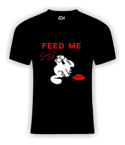 Remera Simons Cat Feed Me / Anime / Zona Sur