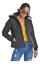 Comprar Campera Mujer Inflable Liviana Capucha Desmontable Con Polar