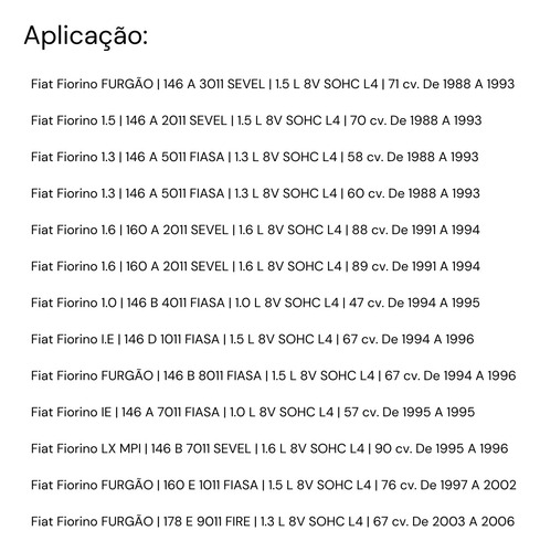 Par Braço Oscilante Uno Fiorino Com Buchas Nbj4001p