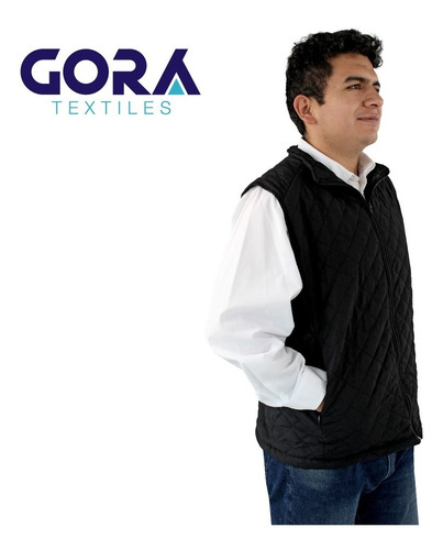 Imagen 4 de 5 de Chalecos Hombre Capitonado Invierno Ligero Casual Vino