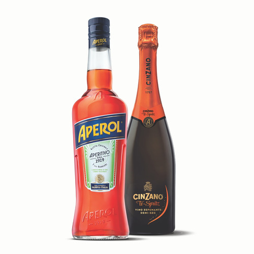 Aperol Spritz 750ml + Cinzano Pro Spritz Fullescabio Oferta