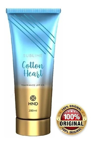 Crema Loción Corporal Perfumada Sublime Cotton Heart Hnd