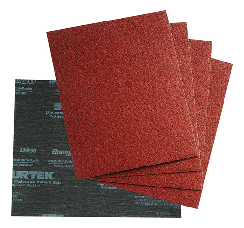 Lija Roja Para Esmeril, Grano 50 0