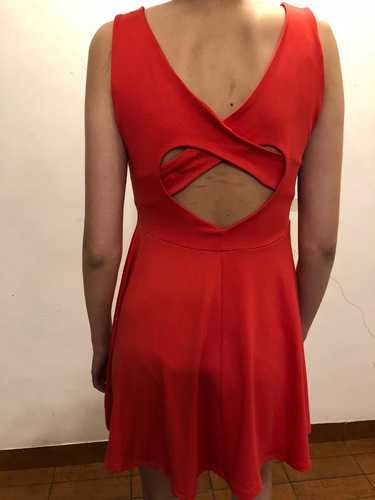 Vestido Muaa Rojo Microfibra Talle Xl