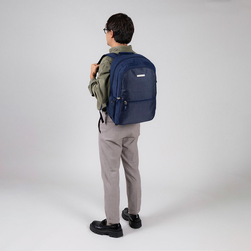 Mochila Chenson Con Porta Laptop 15' Profesional Heri Azul