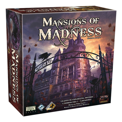 Mansions Of Madness 2ª Ed. -jogo De Tabuleiro - Galápagos