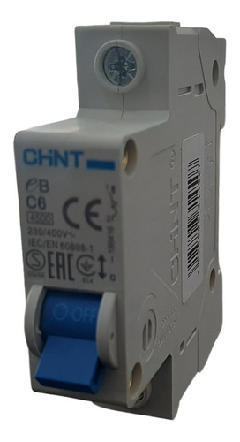 Interruptor Termomagnetico 1x6amp Chint