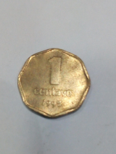 Moneda 1 Centavo Argentina Año 1992