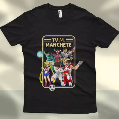 Camisa Animes Tv Manchete Seiya, Yusuke, Shurrato.