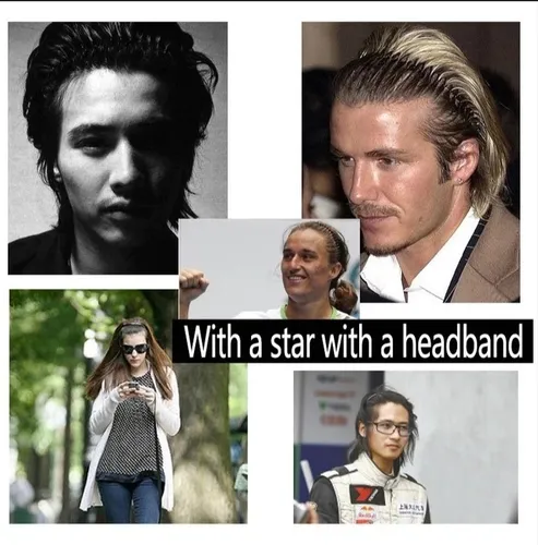 Diadema Deportiva Metal Unisex Tipo David Beckham