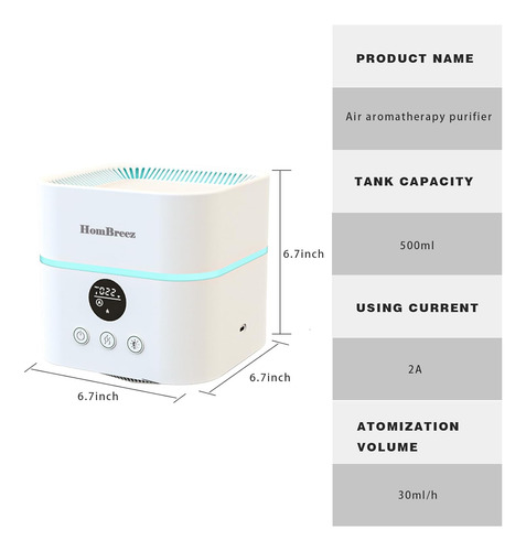 Smart Wi-fi Purificador De Aire Y Humidificador Combina...