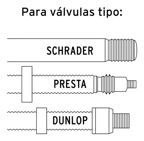 Bomba Manual Inflar De 23' Uso Rudo Truper 14863 Color Gris
