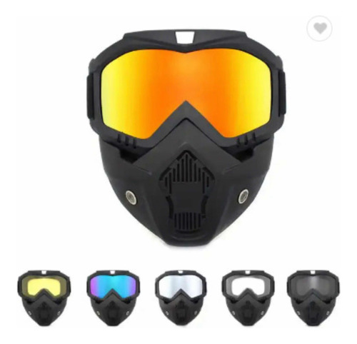 Careta Y Gafas Para Motocross Y Paintball.