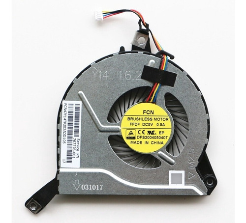 Ventilador Fcn Para Hp 14-p 16-v 17-f 17-p 767712-001