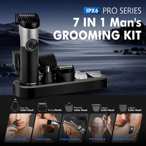 Kit De Peinado Multiusos, Kit De Afeitado Con Recortadora 7