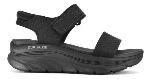 Sandalia Casual Skechers D'lux Walker New Block All Black