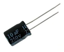 Comprar 02 Condensadores 250v 10uf Electrolitico 105° Grados