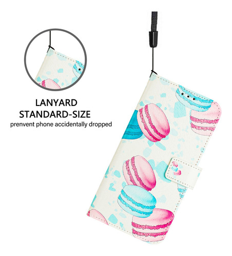 Funda Tipo Cartera De Piel A Prueba De Golpes Para Teléfono Inteligente Huawei P Ch0517