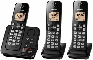 Teléfono Panasonic 3 Auriculares Con Contestador Kx Tgc 363