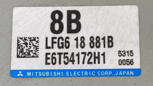 Modulo Control De Motor Mazda 3 2.0l 2005 Lfg6 18 881b