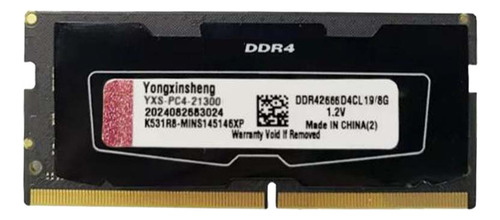 Memoria Ram Ddr4 8gb 2666 Mhz Sodimm Pc4 21300 Memoria Para