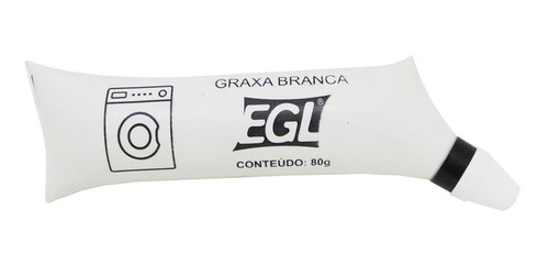 Kit C/2 Graxa Branca 80gr P/ Máquina Lavadora Retentor Rolam