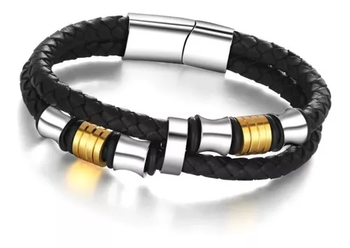 Pulseras de Diseñador para hombres - Oro, Plata, Cuero