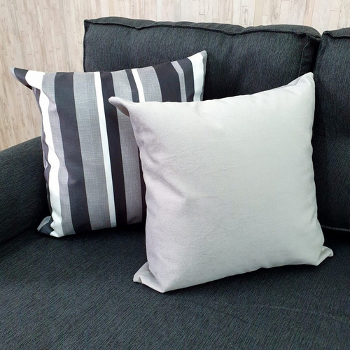 Kit Divan Chenille 3 Almohadones + 2 Caramelos + Funda