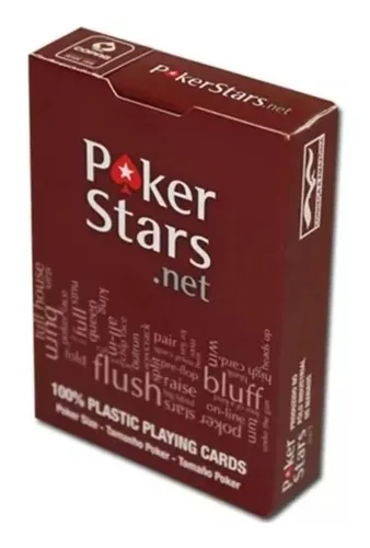 Cartas 100% Plástico Texas Hold'em Poker Starts Originales  