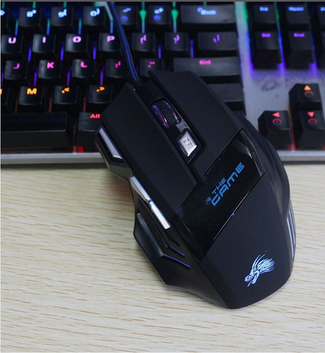 X3 Mouse Gamer Multicolor Led Ajustable 7 Botones