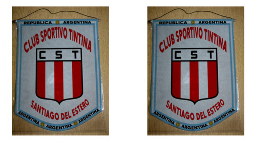 Banderin Chico 13cm Sportivo Tintina Santiago Estero