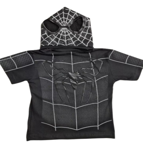 Remera Spiderman Con Capucha (mascara)