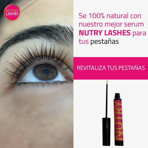 Imagen 10 de 10 de Nutry Lashes Serum Para Pestañas! Mucho Mejor Que Dabalash!