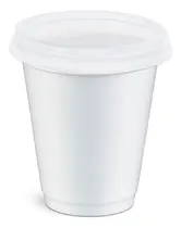Comprar Copo Termico Isopor 300ml Cu002F 50un + Tampa Plastica Cu002F 50un Cor Branco Copo Com Tampa