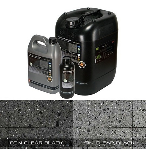 Imagen 9 de 10 de Protector Intensificador Piedras Negras Clear Black 1 Galón