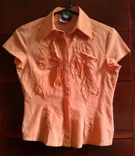 Blusa De Dama Con Canutillos Marca Lulumari Talla S MercadoLibre