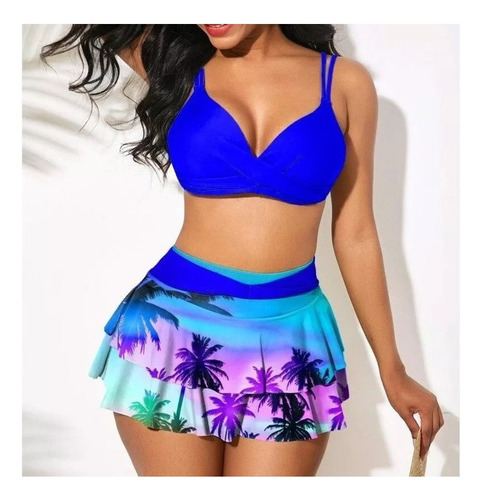 Conjunto Bikini Verano Mujer Volantes