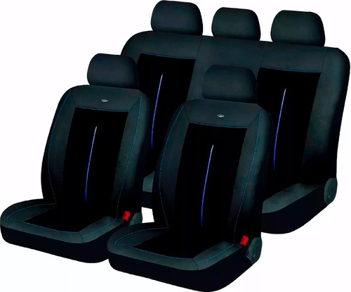 Funda Cubre Asiento Hr Tela Pana Auto Universal Completa