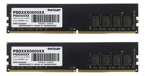 Firma Patriota Ddr4 8 Gb 2 X 4 Gb 2666 Mhz Pc4  21300 Kit De