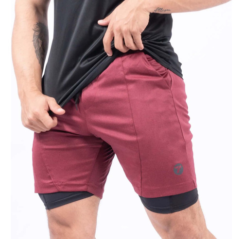 Short Deportivo Crack 2 En 1 Tenfit