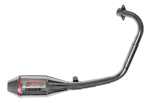 Escape Comp. Xtz 125cc X Abajo Cromado Paolucci -fabrica-