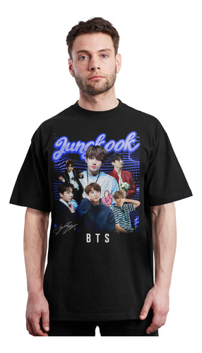 Jungkook - Collage - Kpop - Polera